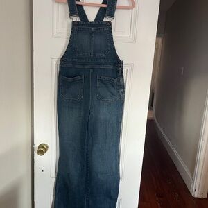 Free People Wide Leg Overalls